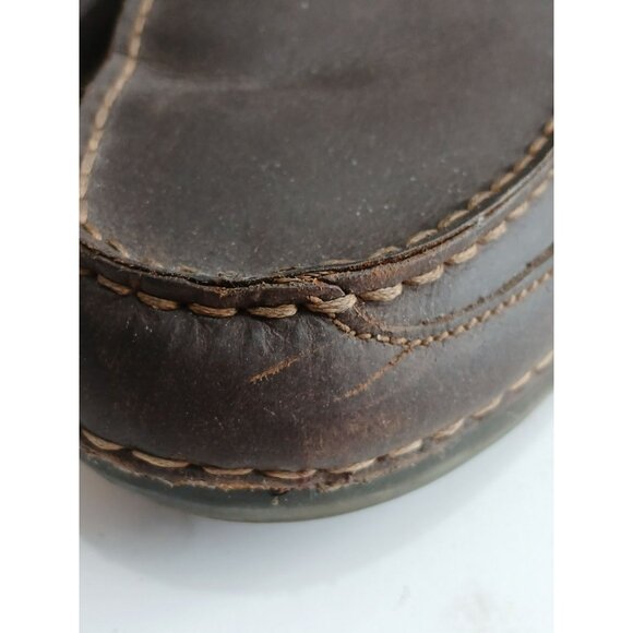 Rockport Men's Boat Deck Shoes Brown Leather Upper Rubber Soles Size 13 - Picture 14 of 16